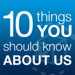 Ten Things You Should Know About Us