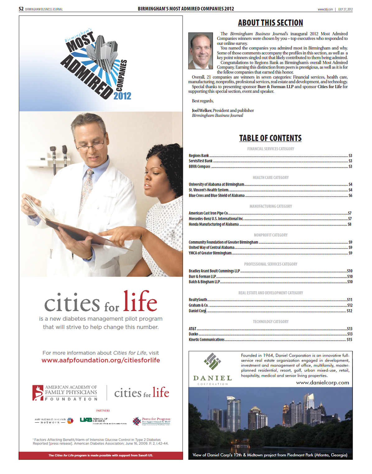 Birmingham's Most Admired Companies 2012