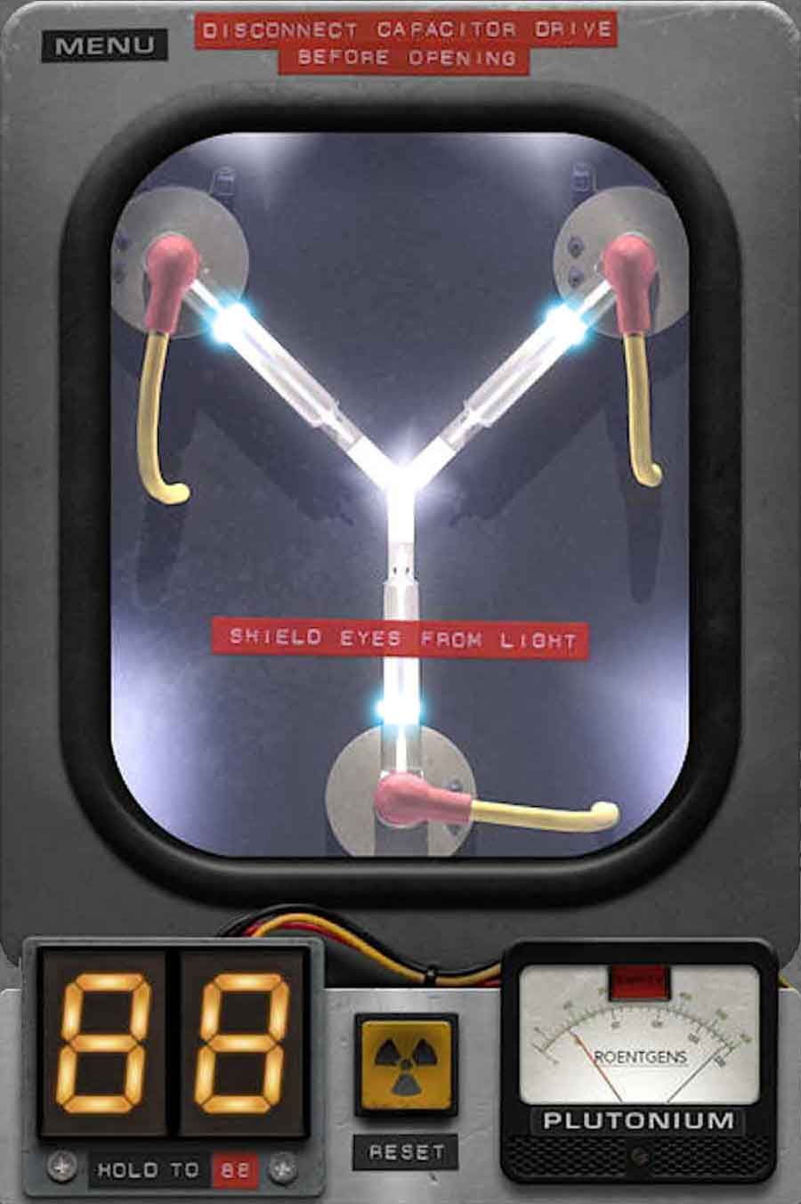 Flux Capacitor Fun Tesla Screen